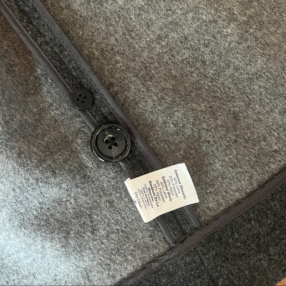 Madewell Monsieur Coat in Dark Gray - Picture 14 of 15